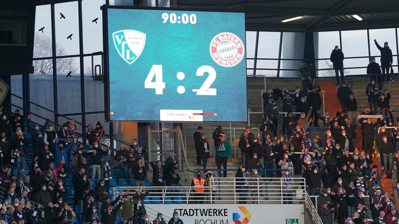 Po zápase VfL Bochum - Bayern Mníchov.