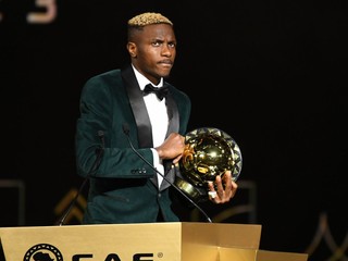 Victor Osimhen sa stal Africkým futbalistom roka 2023