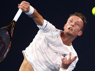 Český tenista Jiří Lehečka.