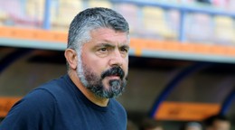 Na snímke hlavný tréner mužstva Hajduk Split Gennaro Gattuso počas zápasu 3. predkola Európskej konferenčnej ligy.