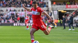 Slovenský futbalista David Strelec v drese Middlesbrough FC.