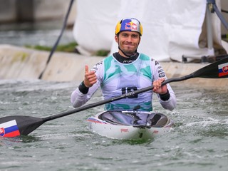 Slovenský vodný slalomár Jakub Grigar.