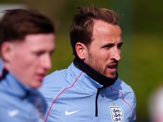 Harry Kane počas tréningu