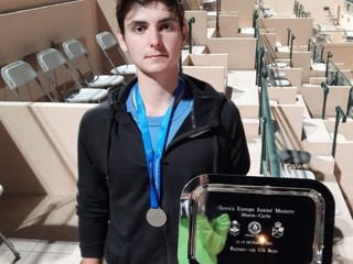 Michal Krajčí získal striebro na TennisEurope Junior Masters 2021.