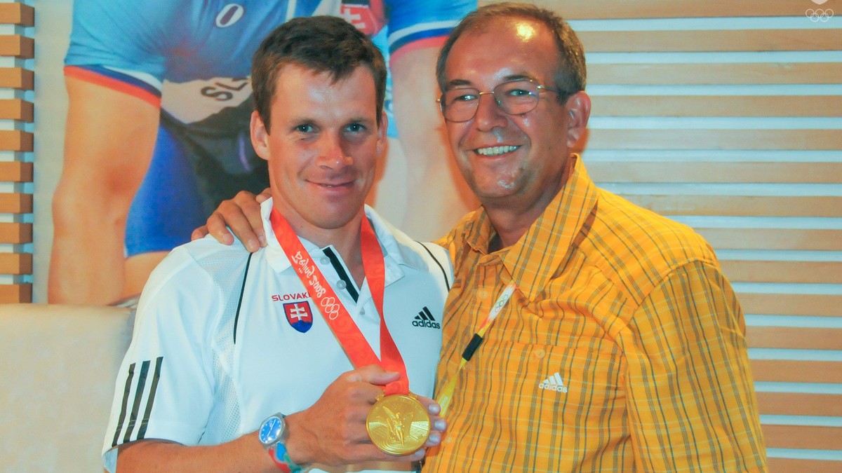 Michal Martikán a Zdenek Ďuriš. 