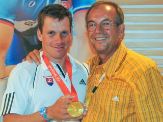 Michal Martikán a Zdenek Ďuriš. 