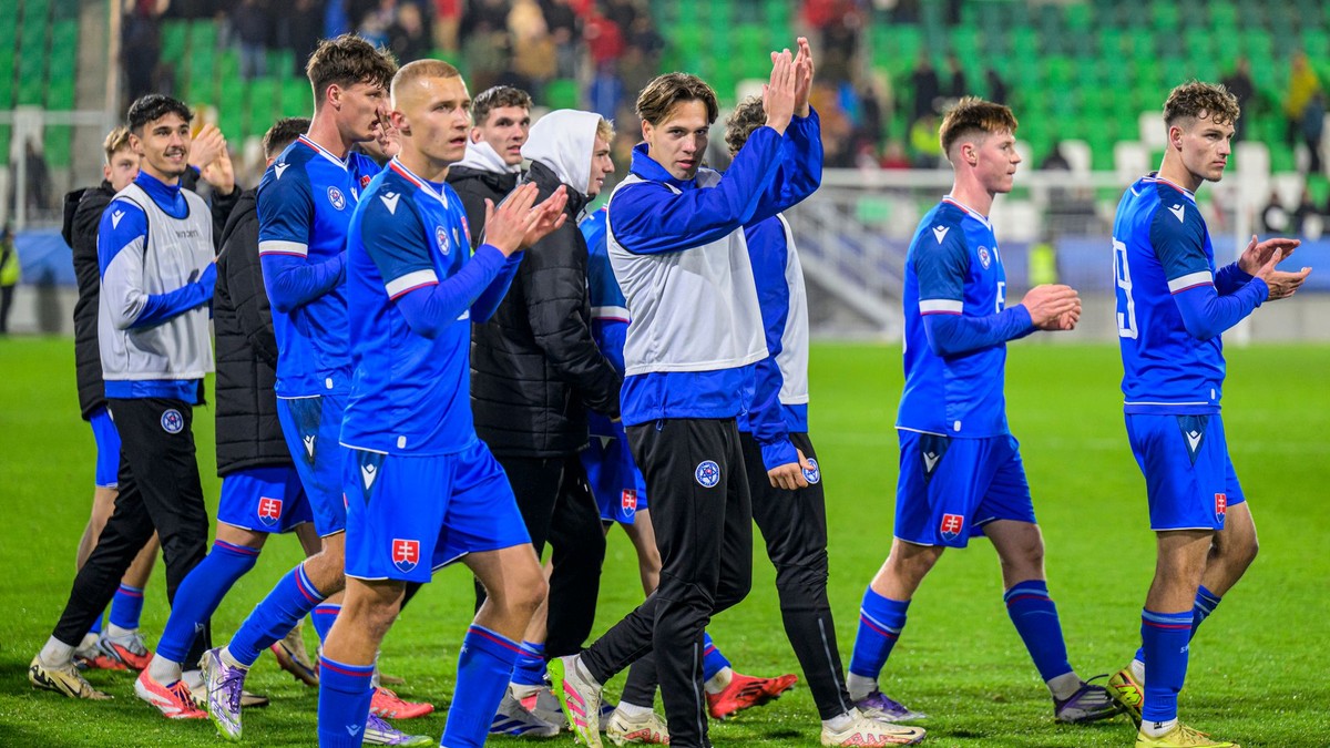 Futbalisti Slovenska do 21 rokov.