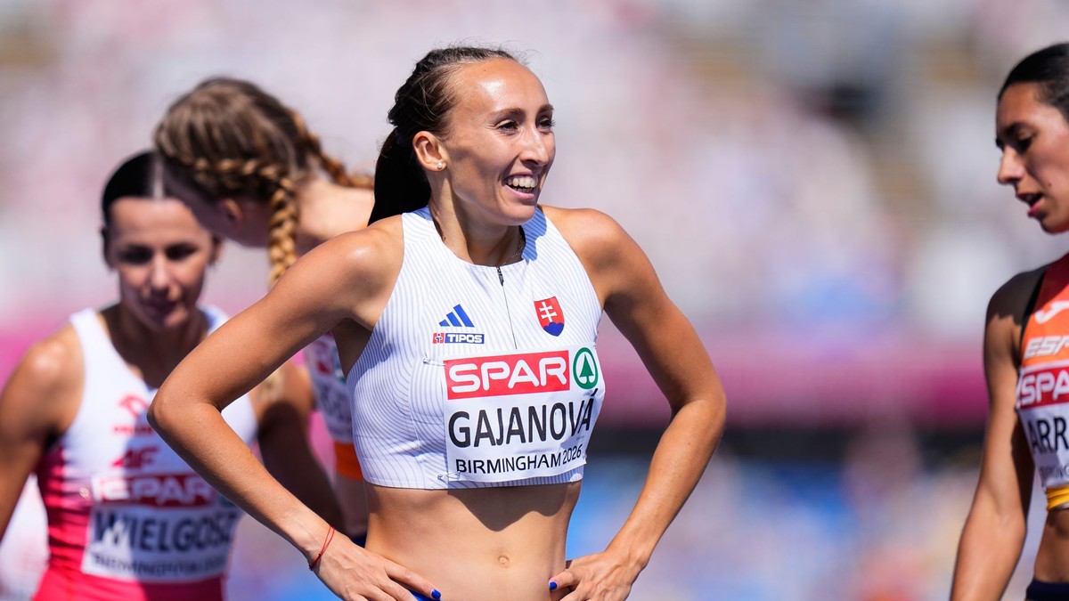 Slovenská atlétka Gabriela Gajanová. 
