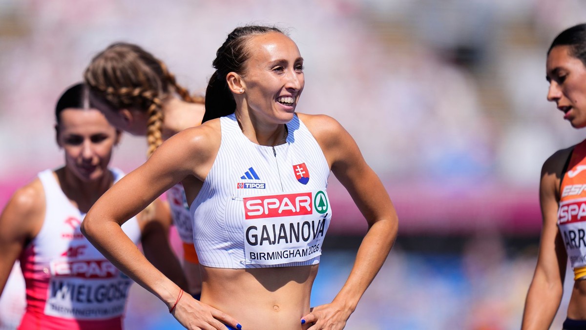 Slovenská atlétka Gabriela Gajanová. 