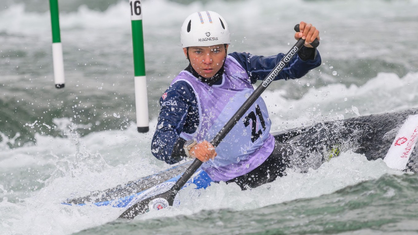 Slovenská vodná slalomárka Emanuela Luknárová
