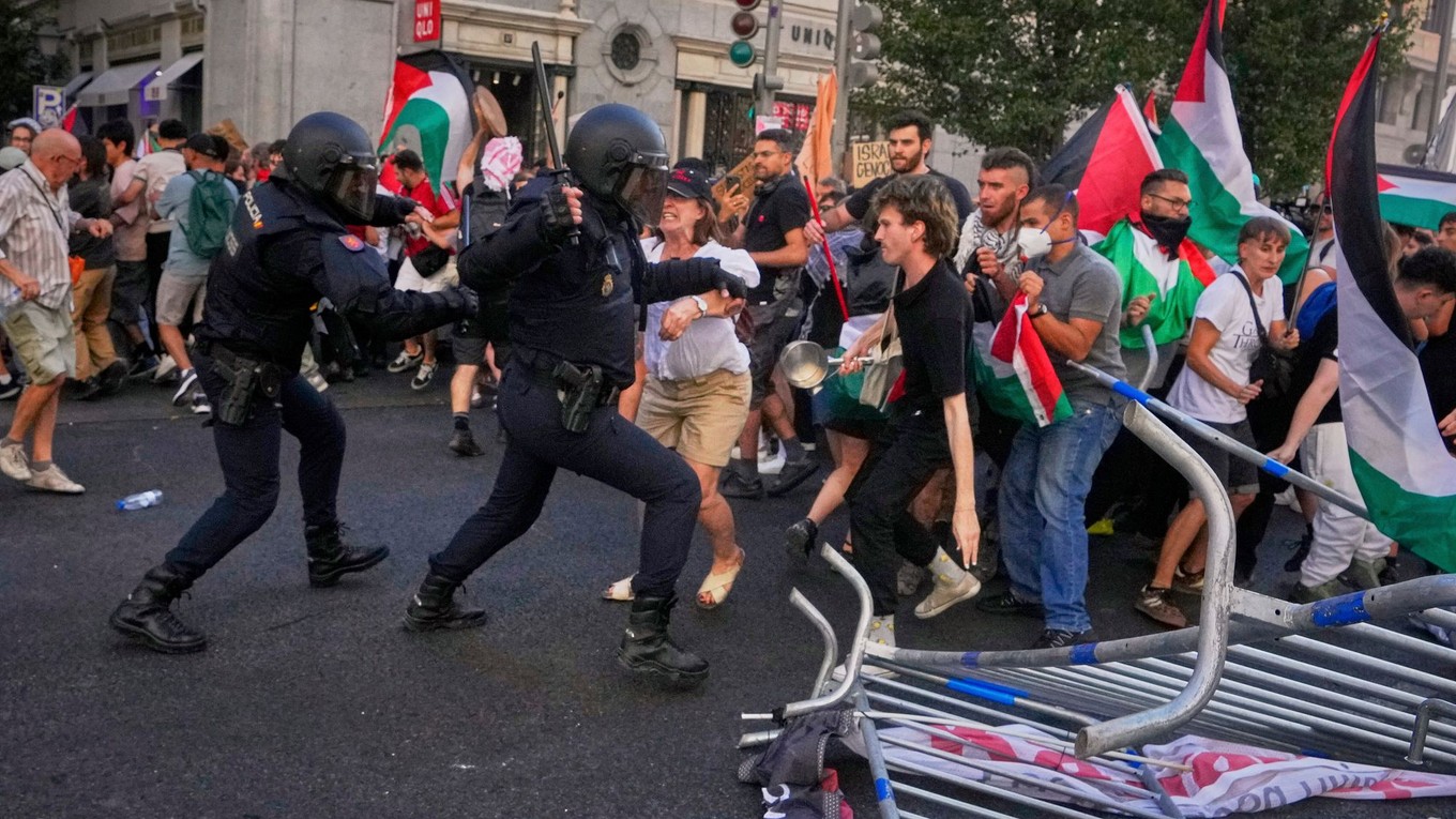 Nepokoje počas Vuelta a Espaňa 2025. 