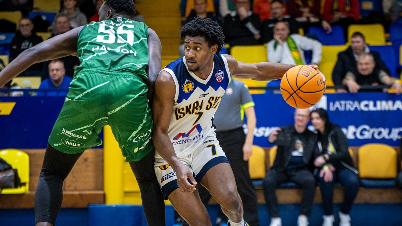 Momentka zo zápasu Svit - Levice.