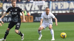 Stanislav Lobotka v zápase Como - SSC Neapol.