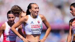 Slovenská atlétka Gabriela Gajanová. 
