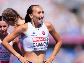 Slovenská atlétka Gabriela Gajanová. 