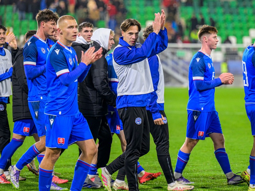 Futbalisti Slovenska do 21 rokov.