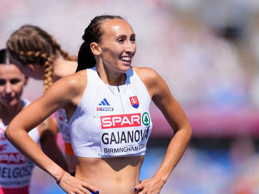 Slovenská atlétka Gabriela Gajanová. 