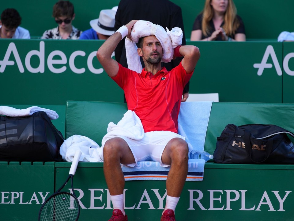 Novak Djokovič v semifinále turnaja ATP Monte Carlo 2024.