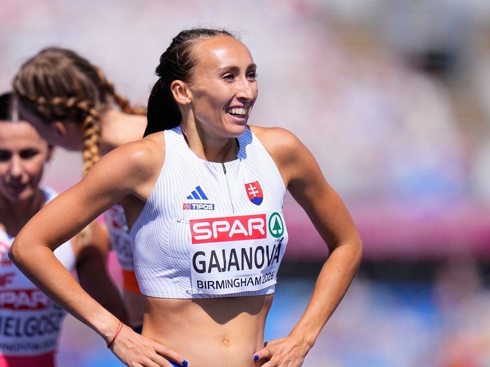 Slovenská atlétka Gabriela Gajanová. 