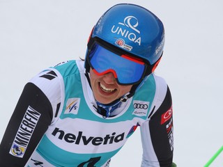 Petra Vlhová vo švajčiarskom stredisku Lenzerheide. 