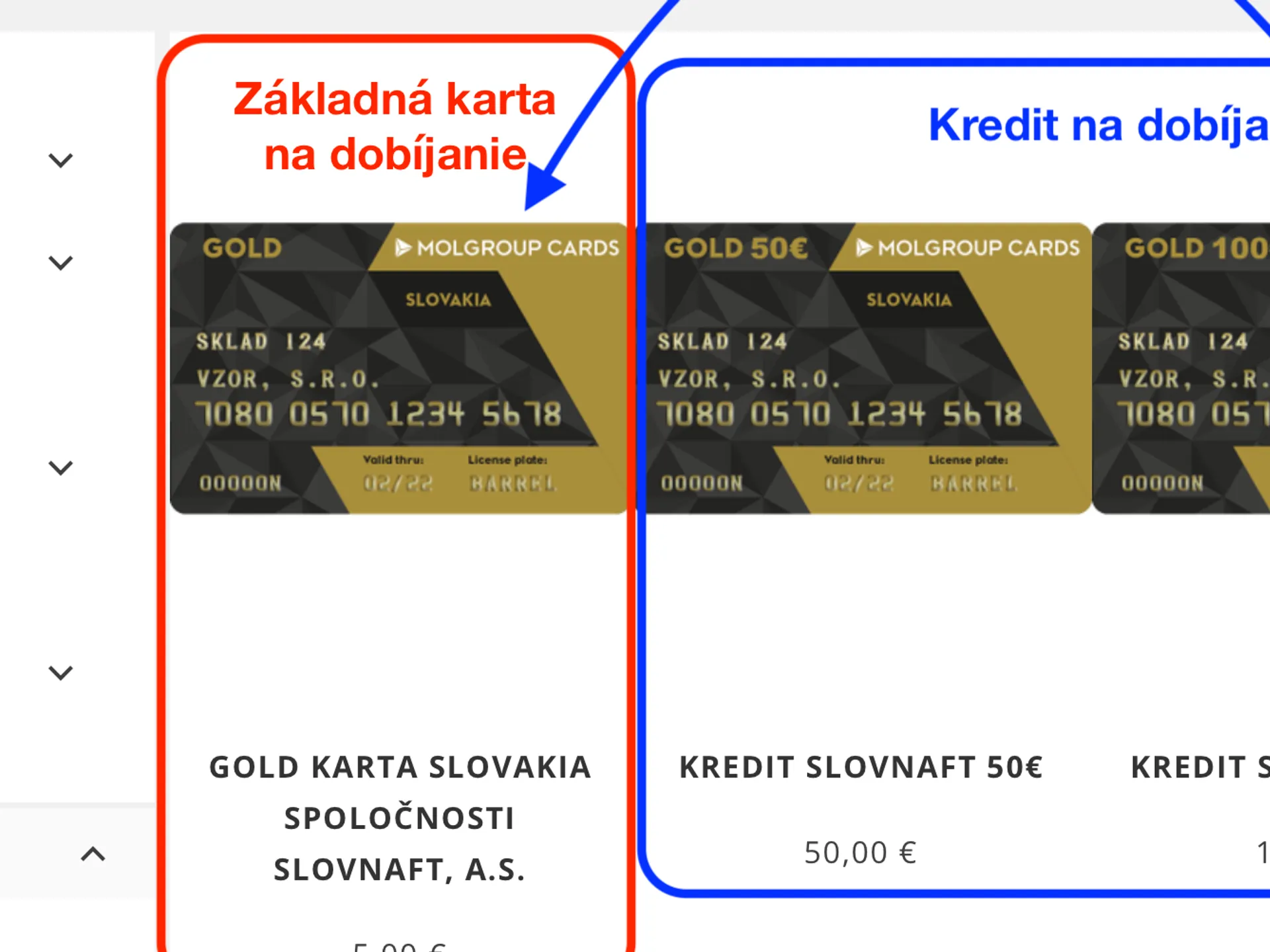 Informácie k PHM kartám - Eshop SFZ