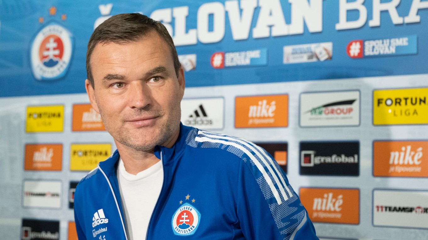 Boris Kitka, asistent trénera ŠK Slovan Bratislava.