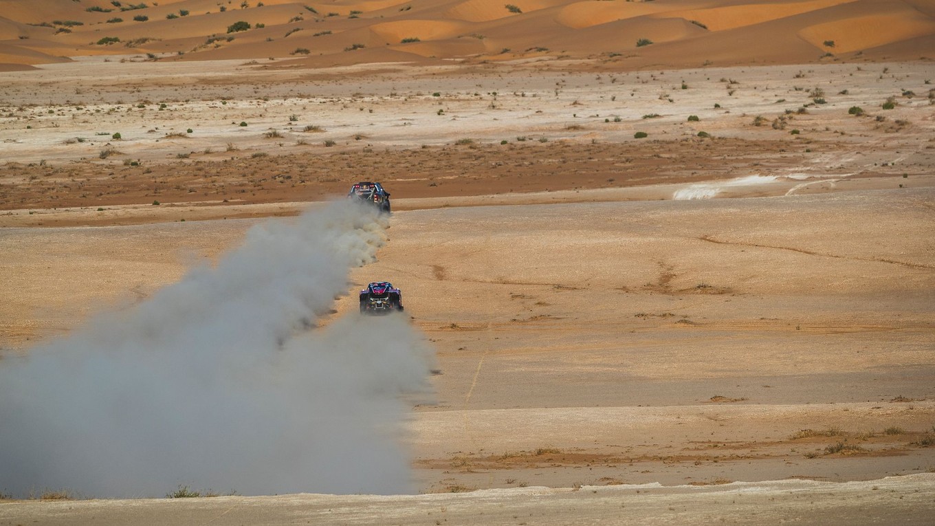 Momentka z Rely Dakar 2024.