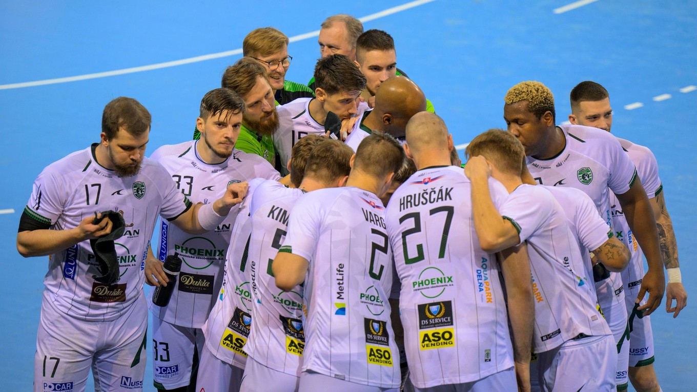 Hádzanári tímu Tatran Prešov.