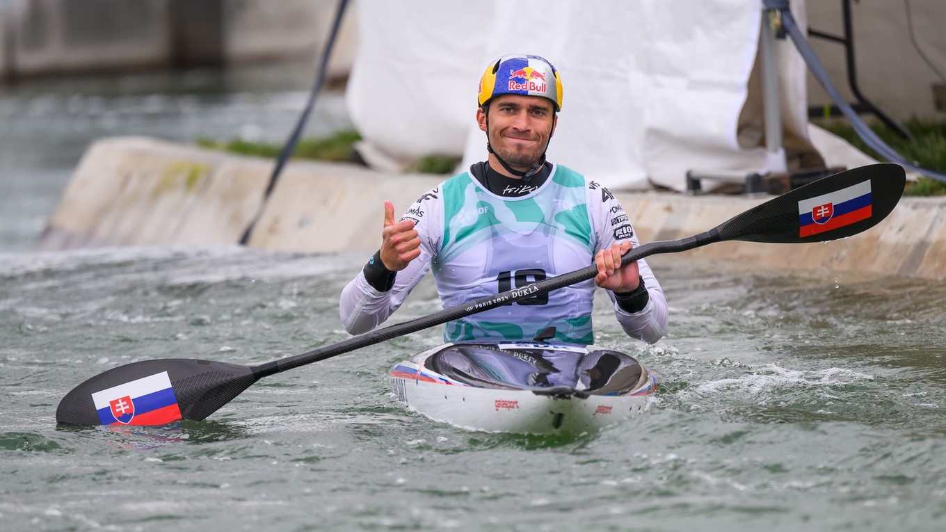 Slovenský vodný slalomár Jakub Grigar.