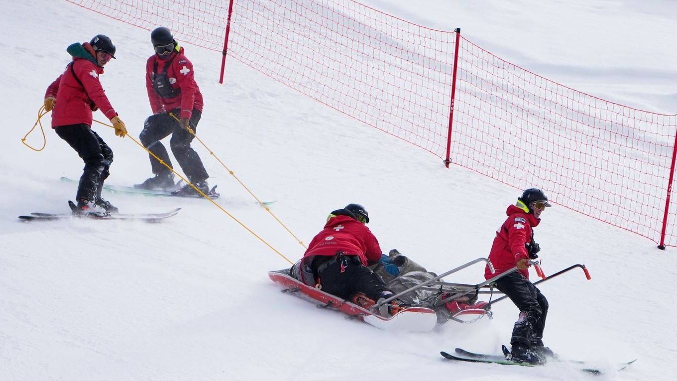 Rok Ažnoh po páde v Beaver Creek. 