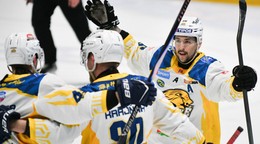 Radosť hráčov z Humenného po druhom góle.