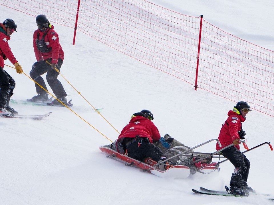 Rok Ažnoh po páde v Beaver Creek. 