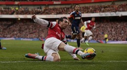 Santi Cazorla v drese Arsenal FC.