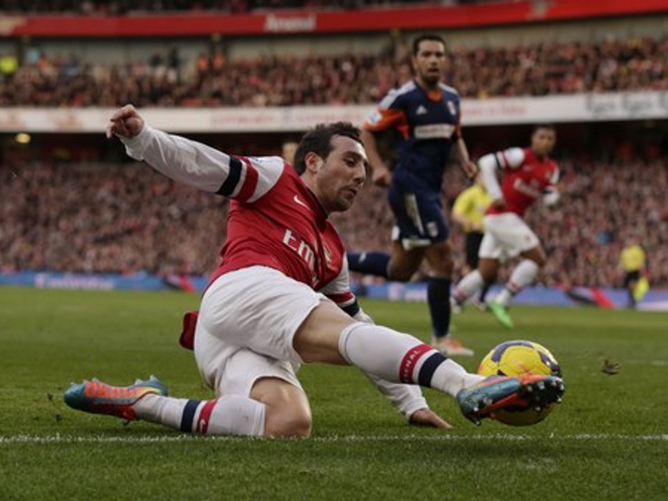 Santi Cazorla v drese Arsenal FC.