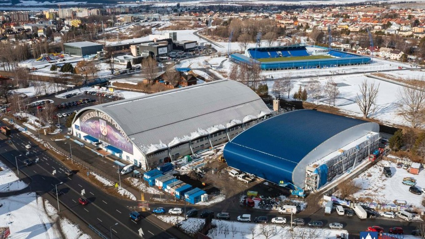 Nová tréningová hala v Poprade.