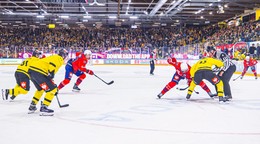 Momentka zo zápasu SaiPa Lappeenranta - HC Dynamo Pardubice