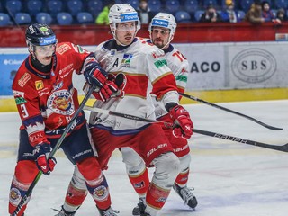 Momentka zo zápasu Zvolen - Liptovský Mikuláš