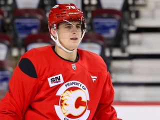 Martin Pospíšil na tréningu Calgary. 