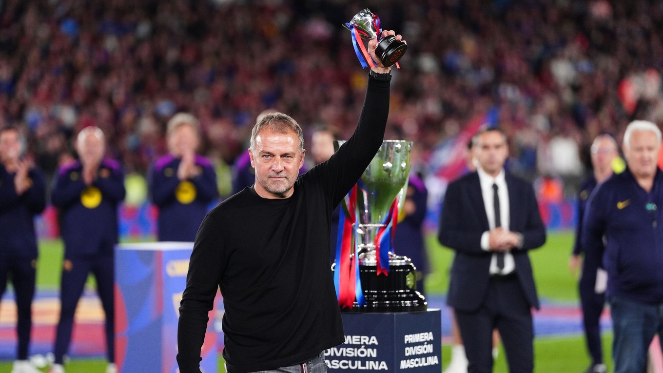 Tréner FC Barcelona Hansi Flick.