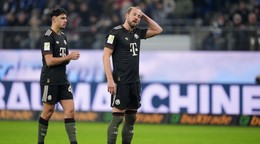 Harry Kane v zápase s Hamburgom