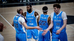 Basketbalisti Slovana Bratislava.