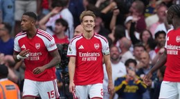 Kapitán Arsenalu Martin Ödegaard.