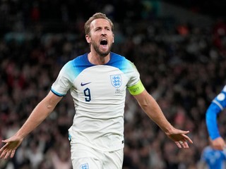 Kapitán anglickej futbalovej reprezentácie Harry Kane. 