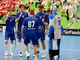 Slovenskí florbalisti do 19 rokov. 