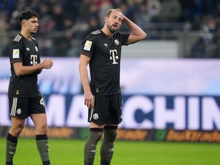 Harry Kane v zápase s Hamburgom