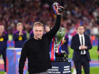 Tréner FC Barcelona Hansi Flick.