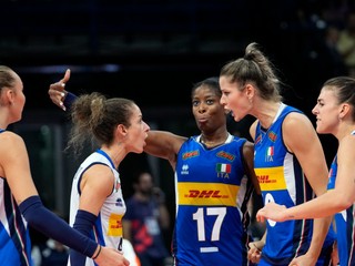 Talianske volejbalistky.