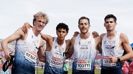 Edoardo Scotti, Luca Sito, Mohamed Soudassi a Lorenzo Benati.