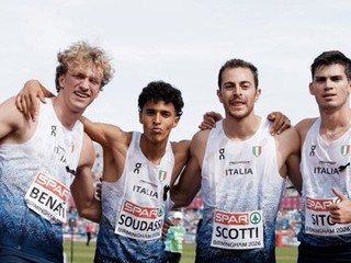 Edoardo Scotti, Luca Sito, Mohamed Soudassi a Lorenzo Benati.