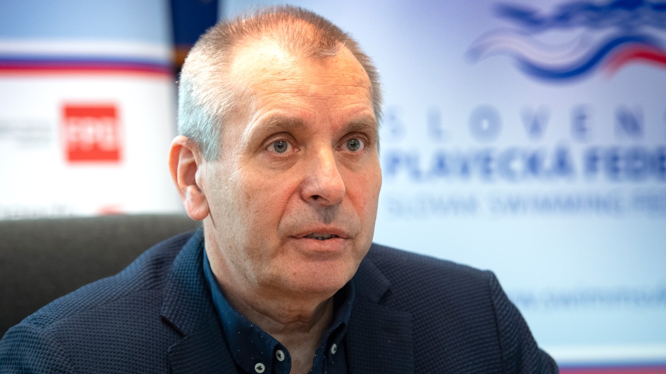 Prezident Slovenskej plaveckej federácie (SPF) Ivan Šulek. 
